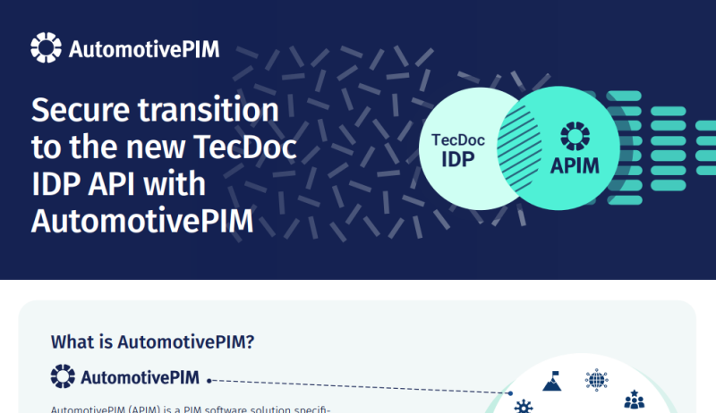 Overview TecDoc IDP API